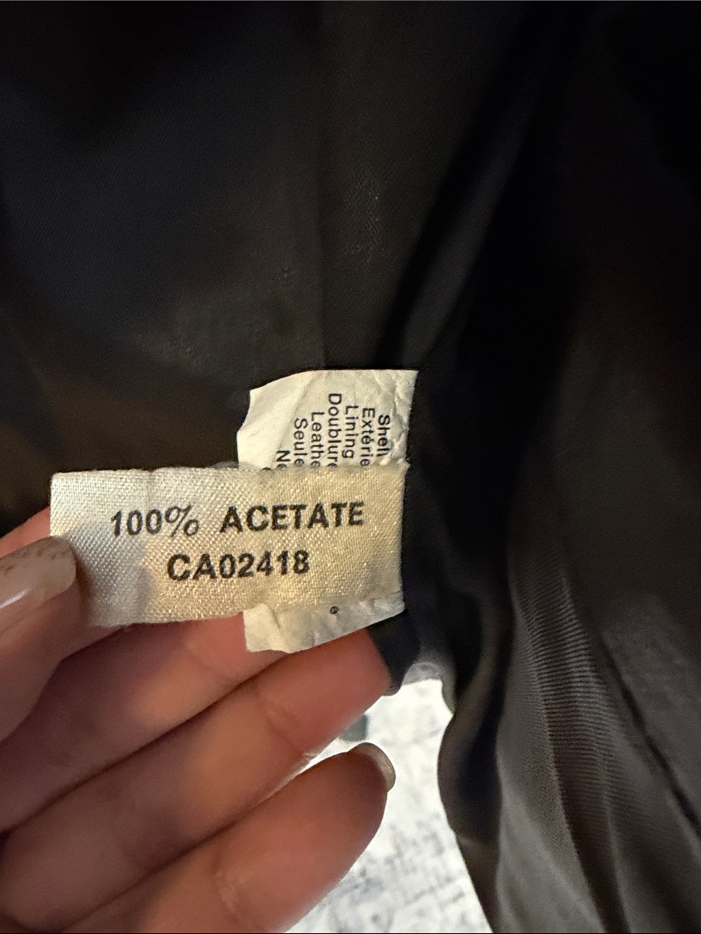Marquise Black Leather Paneled Zip-Up Jacket - Picture 7 of 12